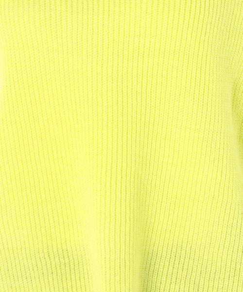 Another Edition（アナザーエディション）の「カタアゼフレッシュカラーニット/AEMBC ｶﾀｱｾﾞ FRESH ｶﾗｰ PO◆（ニット/セーター・レディース・オフホワイト/ブラック/イエロー/パープル・FREE）」の21枚目の写真