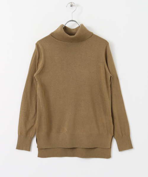 URBAN RESEARCH Sonny Label（アーバンリサーチサニーレーベル）の「Sonny Label ウォッシャブルベーシックタートルニット（ニット/セーター・レディース・オフホワイト/グレー/キャメル/パープル系その他/ブラック・FREE）」の19枚目の写真