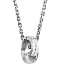 “for Gift”槌目ダブルリングネックレス/シルバー925【LION HEART / ライオンハート】