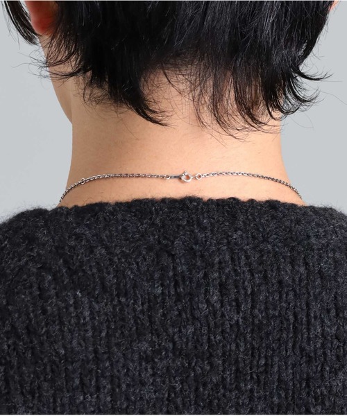 LION HEART（ライオンハート）の「“for Gift”槌目ダブルリングネックレス/シルバー925【LION HEART / ライオンハート】（ネックレス・メンズ・シルバー・50cm）」の9枚目の写真