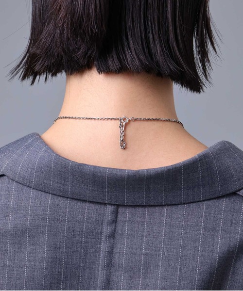 LION HEART（ライオンハート）の「“for Gift”槌目ダブルリングネックレス/シルバー925【LION HEART / ライオンハート】（ネックレス・メンズ・シルバー・50cm）」の17枚目の写真