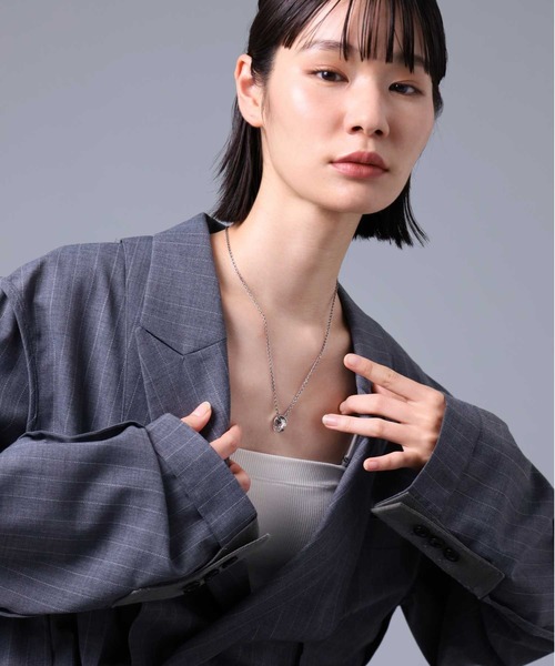 LION HEART（ライオンハート）の「“for Gift”槌目ダブルリングネックレス/シルバー925【LION HEART / ライオンハート】（ネックレス・メンズ・シルバー・50cm）」の21枚目の写真