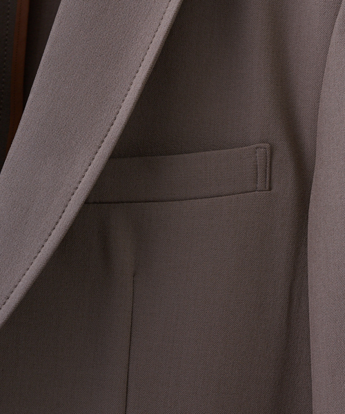 STUDIOUS（ステュディオス）の「サマーCOOLライトジャケット（テーラードジャケット・メンズ・ベージュ/ブラック・1/3/2）」の4枚目の写真