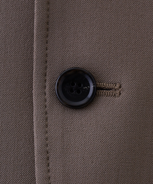 STUDIOUS（ステュディオス）の「サマーCOOLライトジャケット（テーラードジャケット・メンズ・ベージュ/ブラック・1/3/2）」の5枚目の写真