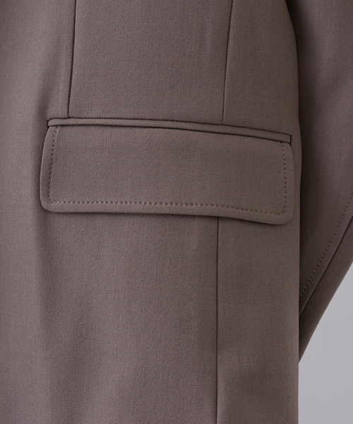 STUDIOUS（ステュディオス）の「サマーCOOLライトジャケット（テーラードジャケット・メンズ・ベージュ/ブラック・1/3/2）」の7枚目の写真