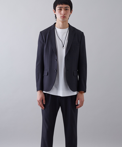 STUDIOUS（ステュディオス）の「サマーCOOLライトジャケット（テーラードジャケット・メンズ・ベージュ/ブラック・1/3/2）」の12枚目の写真