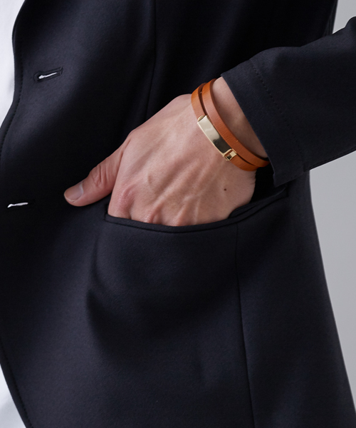 STUDIOUS（ステュディオス）の「サマーCOOLライトジャケット（テーラードジャケット・メンズ・ベージュ/ブラック・1/3/2）」の20枚目の写真