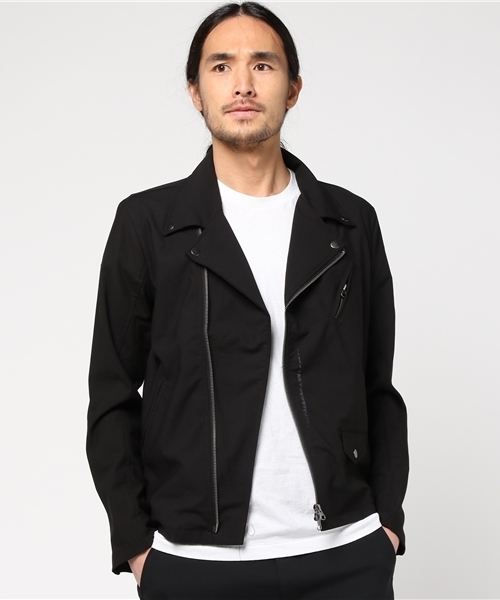 ROOPTOKYO(ループトウキョウ)の「TR Wライダースジャケット(ライダースジャケット・メンズ・ネイビー/グレー/ブラック・M/L/XL)」の14枚目の写真