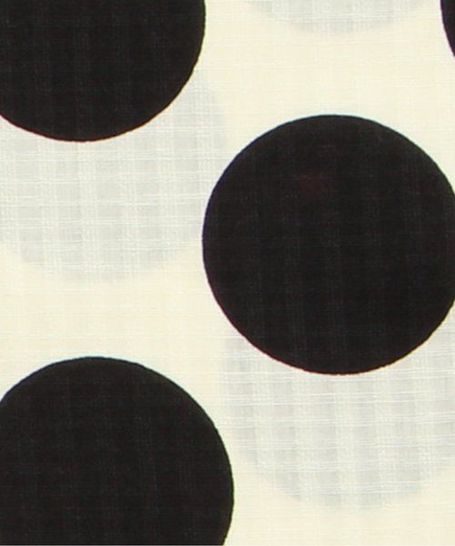 apres les cours（アプレレクール）の「女の子ドット柄浴衣セット（浴衣・キッズ・アイボリー/ネイビー・140/100/120/110/130）」の6枚目の写真