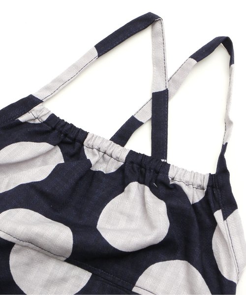 apres les cours（アプレレクール）の「女の子ドット柄浴衣セット（浴衣・キッズ・アイボリー/ネイビー・140/100/120/110/130）」の15枚目の写真