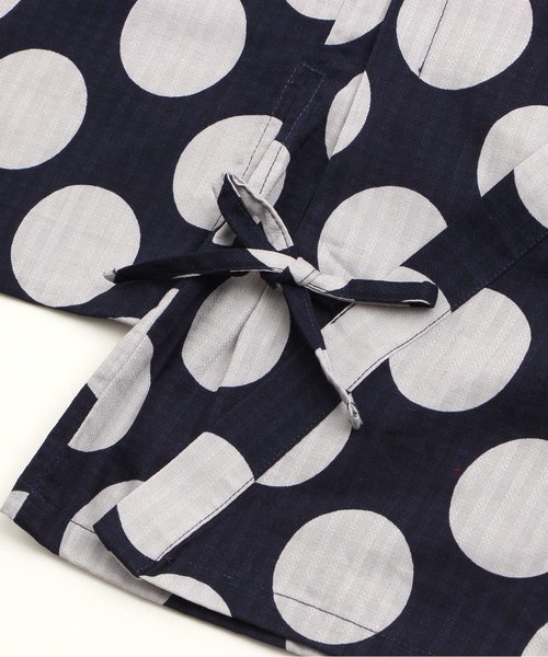 apres les cours（アプレレクール）の「女の子ドット柄浴衣セット（浴衣・キッズ・アイボリー/ネイビー・140/100/120/110/130）」の10枚目の写真