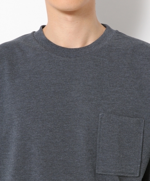 GLOBAL WORK（グローバルワーク）の「【汗ジミ軽減】インレイレイヤード半袖/763956（Tシャツ/カットソー・メンズ・レッド/グリーン/ネイビー/オフホワイト・LARGE/SMALL/X-LARGE/MEDIUM）」の10枚目の写真