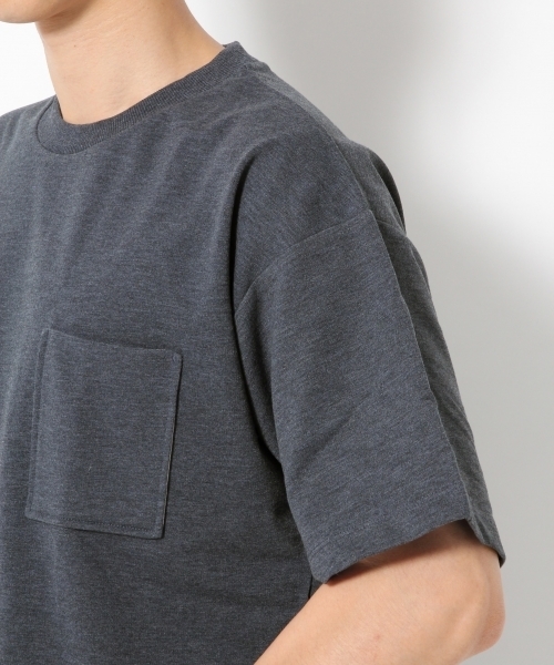 GLOBAL WORK（グローバルワーク）の「【汗ジミ軽減】インレイレイヤード半袖/763956（Tシャツ/カットソー・メンズ・レッド/グリーン/ネイビー/オフホワイト・LARGE/SMALL/X-LARGE/MEDIUM）」の9枚目の写真