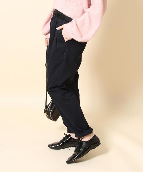 coen（コーエン）の「キャロットチノパンツ（チノパンツ・レディース・ネイビー/カーキ/ベージュ・LARGE/MEDIUM/SMALL）」の3枚目の写真