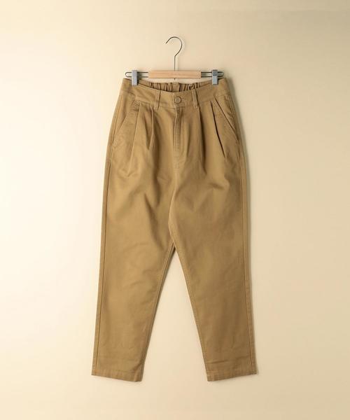 coen（コーエン）の「キャロットチノパンツ（チノパンツ・レディース・ネイビー/カーキ/ベージュ・LARGE/MEDIUM/SMALL）」の4枚目の写真