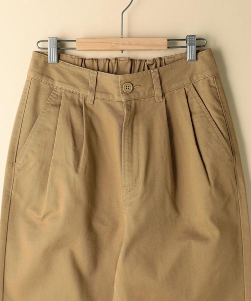 coen（コーエン）の「キャロットチノパンツ（チノパンツ・レディース・ネイビー/カーキ/ベージュ・LARGE/MEDIUM/SMALL）」の6枚目の写真