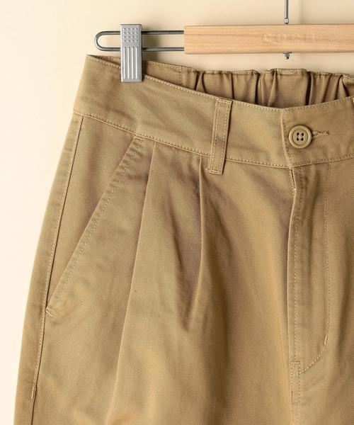 coen（コーエン）の「キャロットチノパンツ（チノパンツ・レディース・ネイビー/カーキ/ベージュ・LARGE/MEDIUM/SMALL）」の8枚目の写真