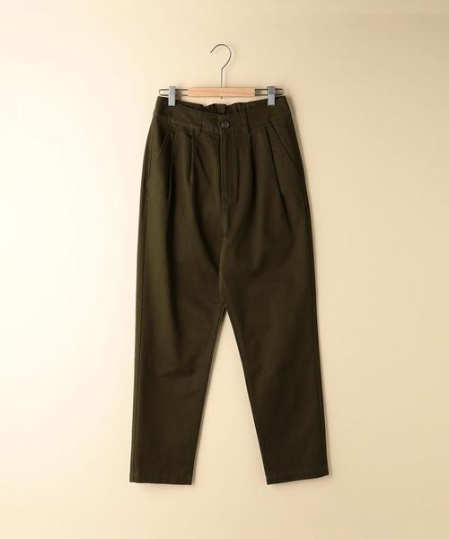 coen（コーエン）の「キャロットチノパンツ（チノパンツ・レディース・ネイビー/カーキ/ベージュ・LARGE/MEDIUM/SMALL）」の16枚目の写真