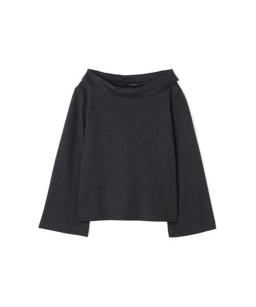 22 OCTOBRE（ヴァンドゥ－オクトーブル）の「グレンチェックジャカードＰＯ（シャツ/ブラウス・レディース・グレー/チャコール・38/36）」の2枚目の写真