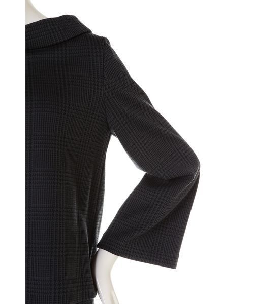 22 OCTOBRE（ヴァンドゥ－オクトーブル）の「グレンチェックジャカードＰＯ（シャツ/ブラウス・レディース・グレー/チャコール・38/36）」の12枚目の写真