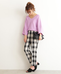 FREE'S MART | ◆ぼかしチェックテーパードパンツ(その他パンツ)