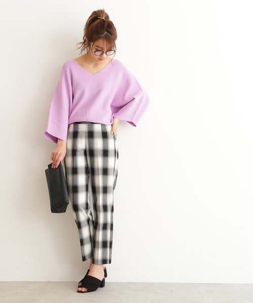 FREE'S MART（フリーズマート）の「◆ぼかしチェックテーパードパンツ（その他パンツ・レディース・ブラック系その他/レッド系その他・SMALL/MEDIUM）」の19枚目の写真