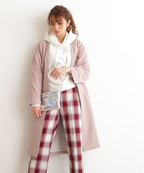 FREE'S MART（フリーズマート）の「◆ぼかしチェックテーパードパンツ（その他パンツ・レディース・ブラック系その他/レッド系その他・SMALL/MEDIUM）」の9枚目の写真