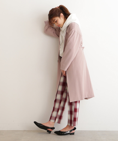 FREE'S MART（フリーズマート）の「◆ぼかしチェックテーパードパンツ（その他パンツ・レディース・ブラック系その他/レッド系その他・SMALL/MEDIUM）」の4枚目の写真