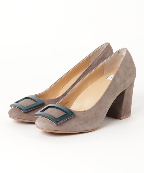 mio notis（ミオノティス）の「スクエアートウバックルパンプス（パンプス・レディース・ブラック/ブラウン/グレー・38/39/35/36/37）」の8枚目の写真