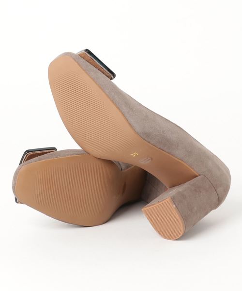 mio notis（ミオノティス）の「スクエアートウバックルパンプス（パンプス・レディース・ブラック/ブラウン/グレー・38/39/35/36/37）」の5枚目の写真