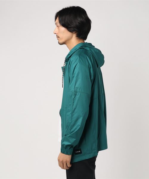 Hurley （ハーレー）の「M HRLY PISTOL RIVER JKT HD/ハーレー ジャケット アウター ナイロンジャケット（その他アウター・メンズ・ブラック/ブラウン/グレー/グリーン系その他/レッド/グリーン・SMALL/MEDIUM/LARGE）」の7枚目の写真
