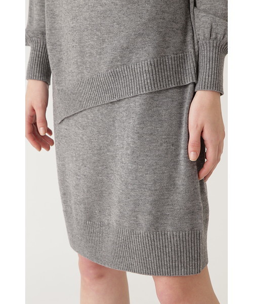 JILL STUART(ジルスチュアート)の「ファーマイアニットワンピース(ワンピース・レディース・グレー/グリーン/ピンク・FREE)」の11枚目の写真