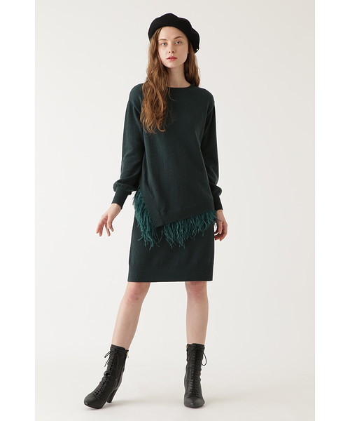 JILL STUART(ジルスチュアート)の「ファーマイアニットワンピース(ワンピース・レディース・グレー/グリーン/ピンク・FREE)」の20枚目の写真