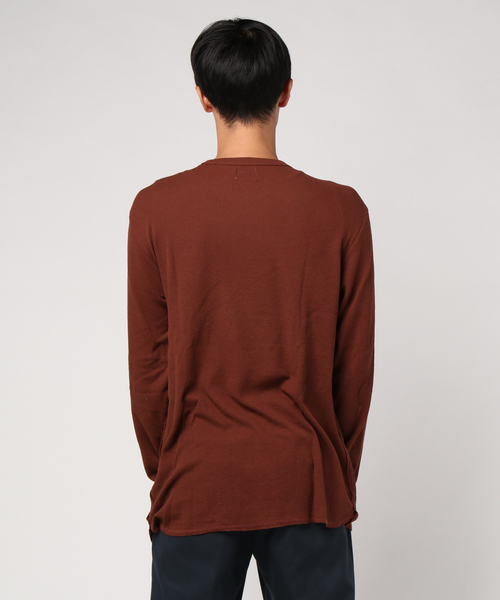 Hurley (ハーレー)の「M HRLY CALICAN THERMAL TOP LS/ハーレー 長袖 ロンT(Tシャツ/カットソー・メンズ・ブラック/ブラウン・SMALL/MEDIUM/LARGE)」の3枚目の写真