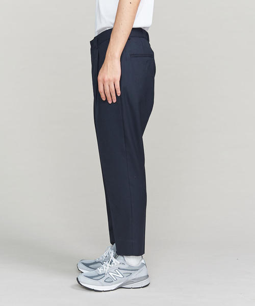 BEAUTY&YOUTH UNITED ARROWS（ビューティーアンドユースユナイテッドアローズ）の「BY サキソニー 1P ワイド テーパードパンツ о（スラックス・メンズ・ネイビー/ブラウン・X-LARGE/LARGE/SMALL/MEDIUM）」の18枚目の写真