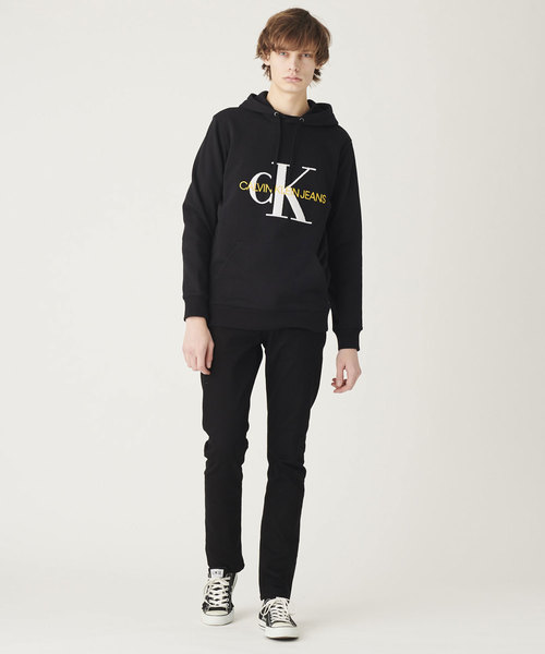 Calvin Klein Jeans（カルヴァンクラインジーンズ）の「ロゴ パーカー（パーカー・メンズ・ブラック/グレー/ブルー・S/M/L/XL）」の6枚目の写真