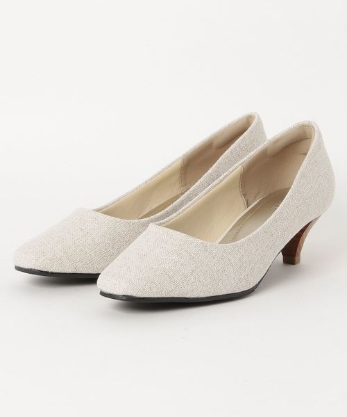 ALETTA（アレッタ）の「ALETTA-ｱﾚｯﾀ- 究極のプレーンパンプス -スクエアトゥ5cmヒール-（パンプス・レディース・ブラック/ブラック系その他/グレー/グレイッシュベージュ/ベージュ系その他/ブルー系その他/マスタード/シルバー系その他/その他/スモークピンク/ダークブラウン/ナチュラル/アッシュグレー/トップグレー/杢グレー/ライトグレー/ブラック系・22.5cm/23.0cm/23.5cm/24.0cm/24.5cm/25.0cm/22.0cm/21.5cm/26.0cm/25.5cm）」の18枚目の写真