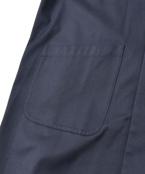 SHIPS(シップス)の「SU: 【HEAVENLY COTTON】 DUSTER COAT ■(ステンカラーコート・メンズ・ベージュ/グリーン/ネイビー/イエロー・S/M/L/XL)」の11枚目の写真