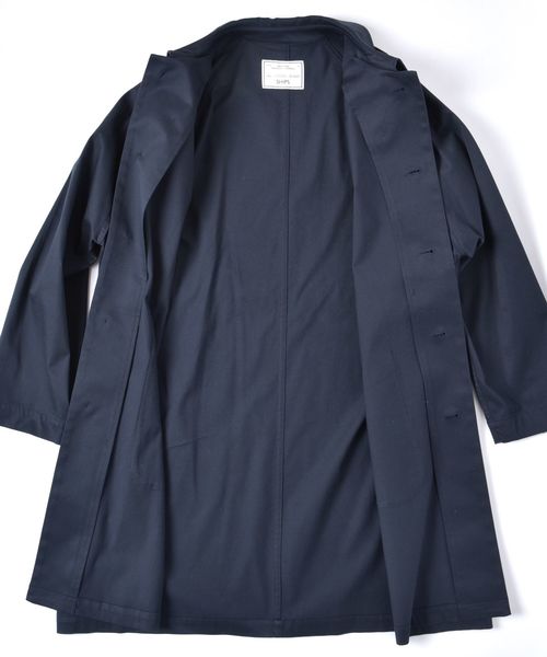 SHIPS(シップス)の「SU: 【HEAVENLY COTTON】 DUSTER COAT ■(ステンカラーコート・メンズ・ベージュ/グリーン/ネイビー/イエロー・S/M/L/XL)」の15枚目の写真