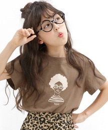 Bee des Bee | おちゃめなプリント半袖トップス(Tシャツ/カットソー)