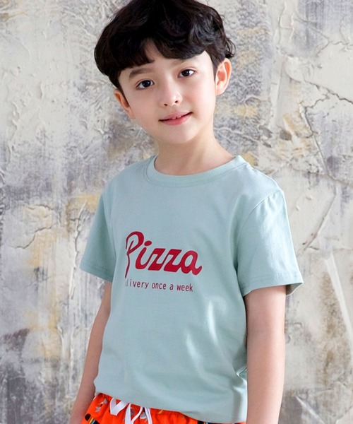 Bee des Bee(ビーデスビー)の「半袖プリントTシャツ(Tシャツ/カットソー・キッズ・ホワイト/ブラック/グレー/チャコール/ミント/ダークグリーン/グリーン/レッド/サックスブルー/ブラウン/イエロー/ネイビー/パープル/エメラルド/グリーン系その他/杢グレー/オレンジ/カーキ/ブラック系その他/ホワイト系その他/ワイン/ライトイエロー/グリーン系その他2/ベージュ・110cm/100cm/120cm/130cm/140cm/150cm)」の15枚目の写真