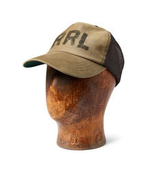RRL | ロゴ サティーン トラッカー キャップ(キャップ)