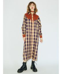ウエスタンチェックワンピース