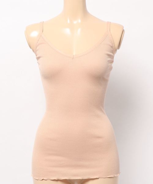 CITYSHOP(シティーショップ)の「【ROSEMUNDE】SEASONAL Cami(キャミソール・レディース・ネイビー/ベージュ系その他・MEDIUM)」の1枚目の写真