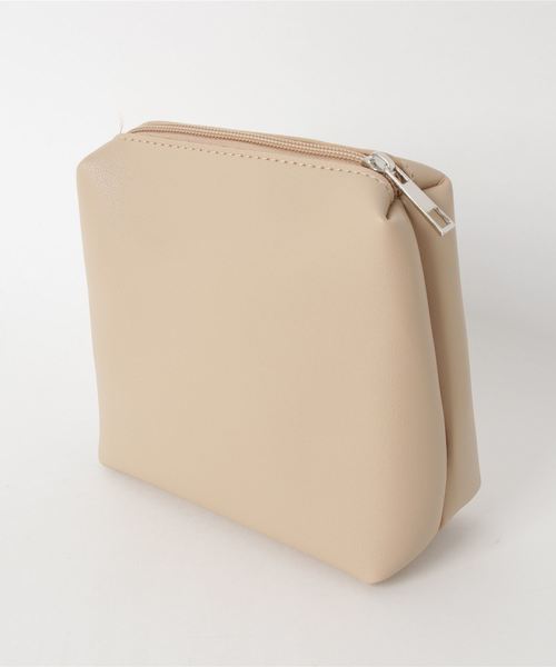 CURI BISCUI（キュリ　ビスキュイ）の「ポーチ付き合皮トート（トートバッグ・レディース・ブラック/オフホワイト/ブルー/ベージュ・FREE）」の6枚目の写真