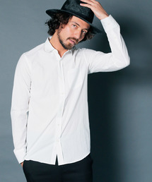 【Magine】CTN CHAMBRAY STANDARD SHIRTS L/S:コットン シャンブレー スタンダードシャツ