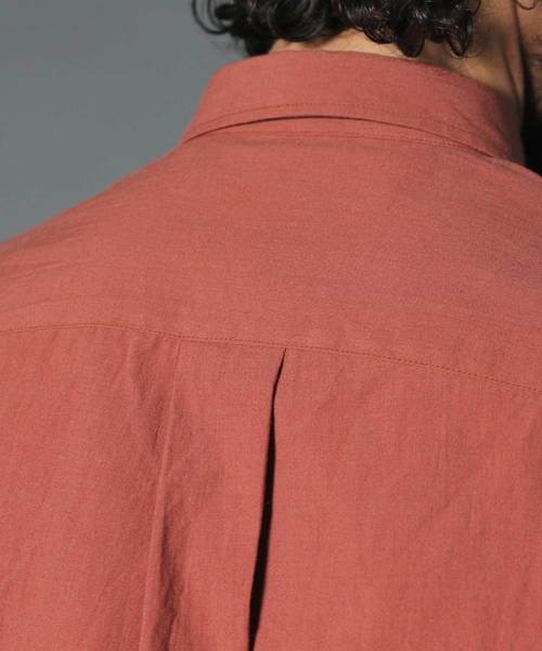 Magine（マージン）の「【Magine】CTN CHAMBRAY STANDARD SHIRTS L/S:コットン　シャンブレー スタンダードシャツ（シャツ/ブラウス・メンズ・ホワイト/ブラック/ネイビー/テラコッタ・44/46）」の13枚目の写真