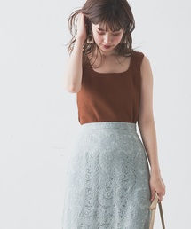 natural couture | ワッフルスクエアタンク(タンクトップ)