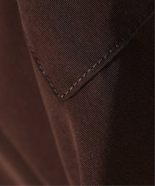 417 EDIFICE（フォーワンセブンエディフィス）の「ソフトファイユ バンドカラー ショートスリーブシャツ（シャツ/ブラウス・メンズ・チャコールグレー/ブラウン/キャメル・SMALL/MEDIUM/LARGE）」の18枚目の写真