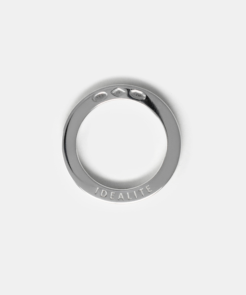 IDEALITE(イディアライト)の「Side by side Ring 2(リング・レディース・シルバー・#13/#9/#11)」の2枚目の写真